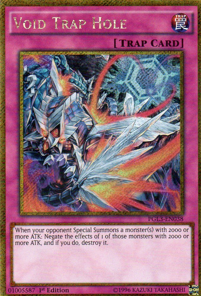 Void Trap Hole [PGL3-EN038] Gold Secret Rare | Odin's Place