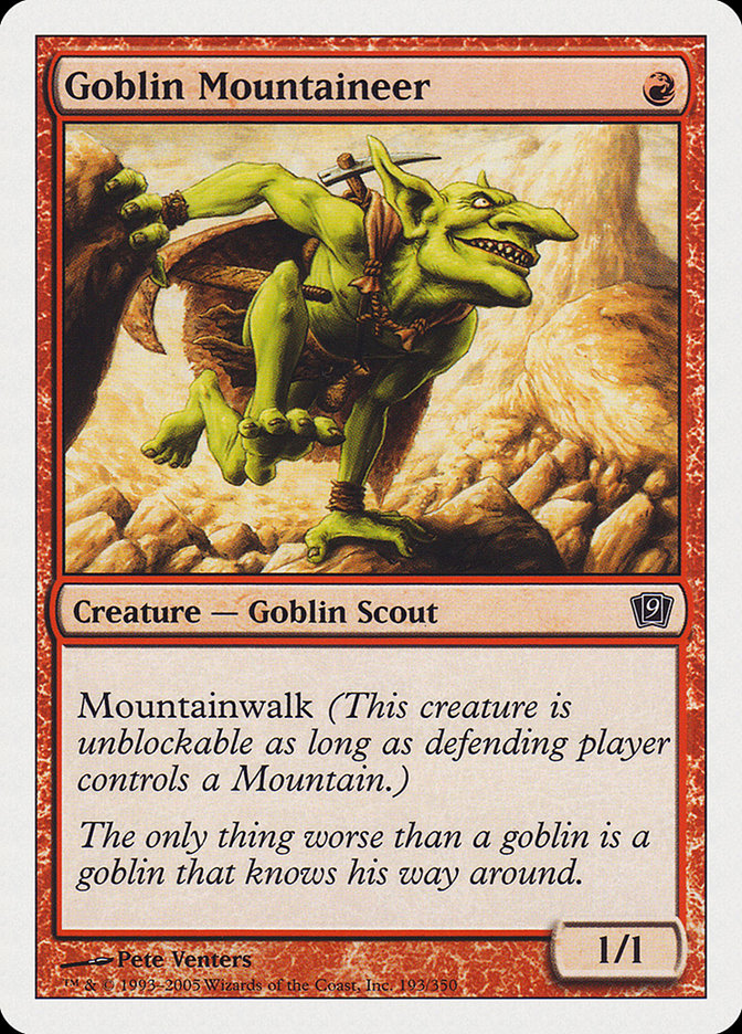 Goblin Mountaineer (193) [Ninth Edition] | Odin's Place