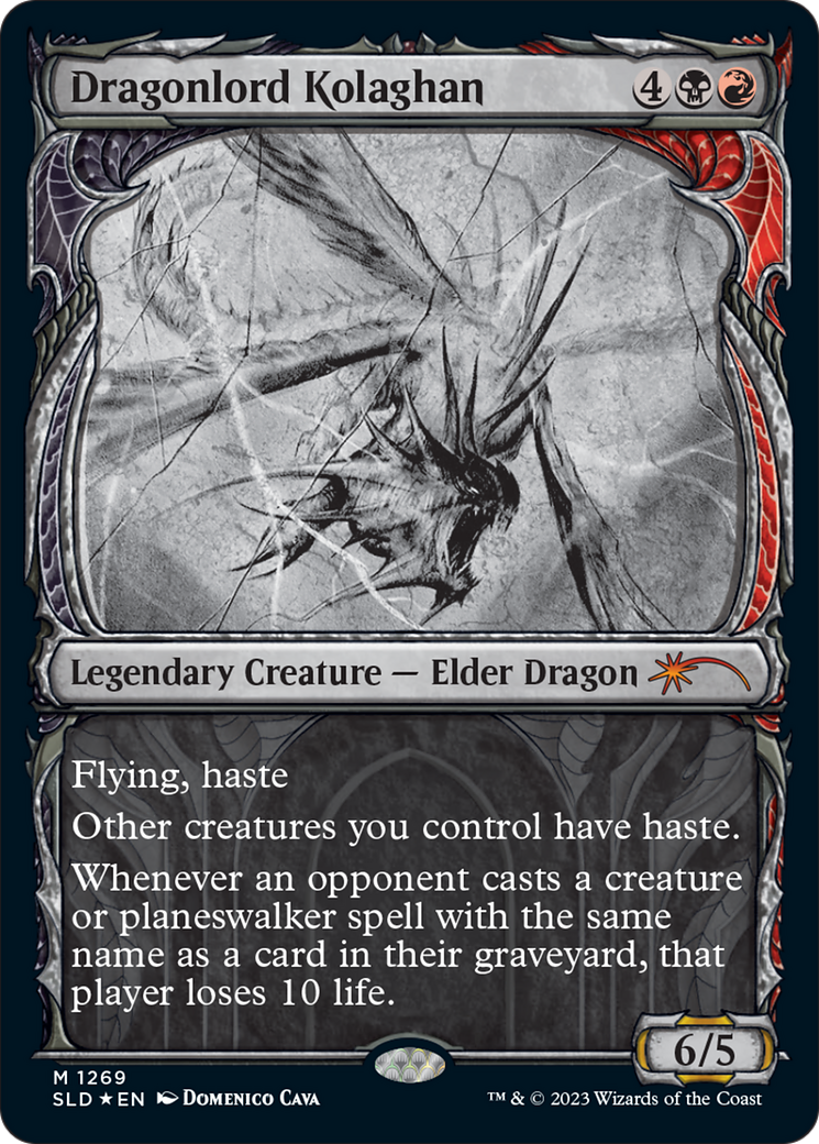 Dragonlord Kolaghan (Halo Foil) [Secret Lair Drop Series] | Odin's Place