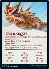 Tarrasque Art Card [Dungeons & Dragons: Adventures in the Forgotten Realms Art Series] | Odin's Place