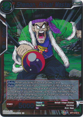Shaman, Ritual Master (BT7-019_PR) [Assault of the Saiyans Prerelease Promos] | Odin's Place