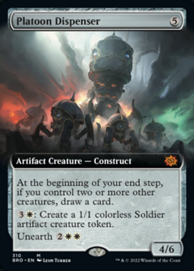 Platoon Dispenser (Extended Art) [The Brothers' War] | Odin's Place
