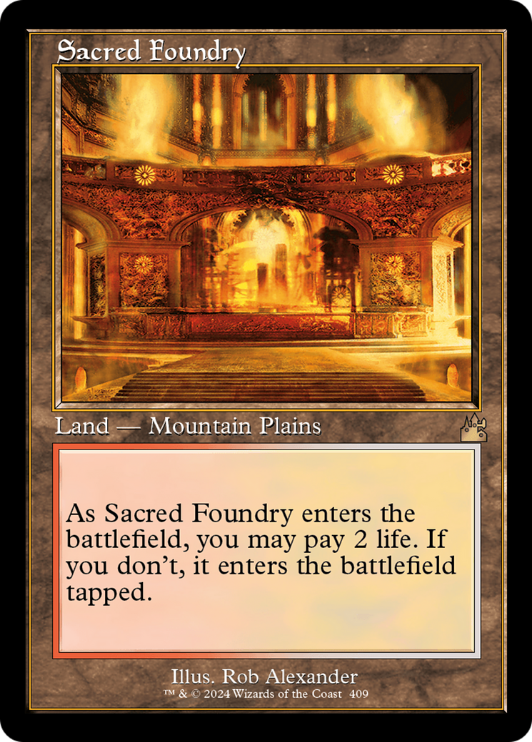 Sacred Foundry (Retro) [Ravnica Remastered] | Odin's Place
