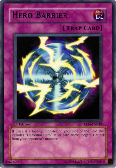 Hero Barrier [EEN-EN049] Rare | Odin's Place