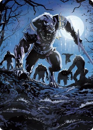 Tovolar, the Midnight Scourge 2 Art Card [Innistrad: Midnight Hunt Art Series] | Odin's Place