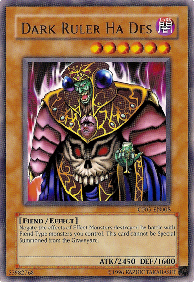 Dark Ruler Ha Des [CP05-EN008] Rare | Odin's Place
