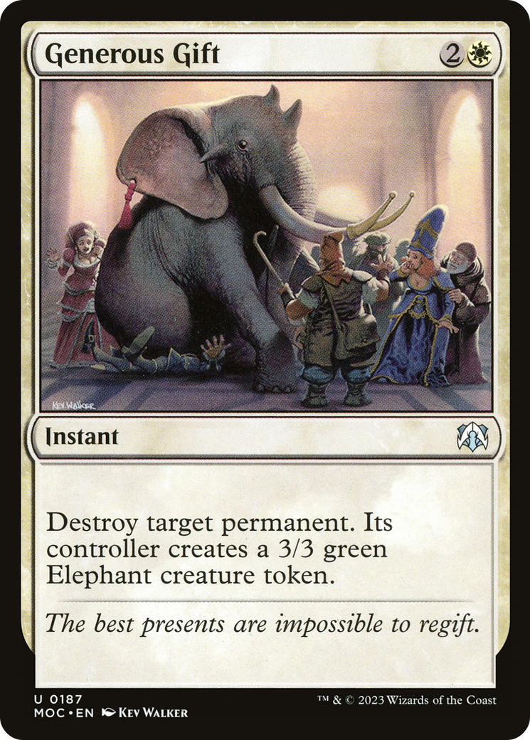 Generous Gift [March of the Machine Commander] | Odin's Place
