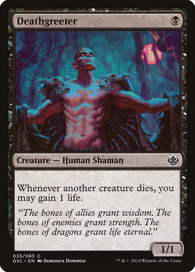 Deathgreeter (33) (Garruk vs. Liliana) [Duel Decks Anthology] | Odin's Place