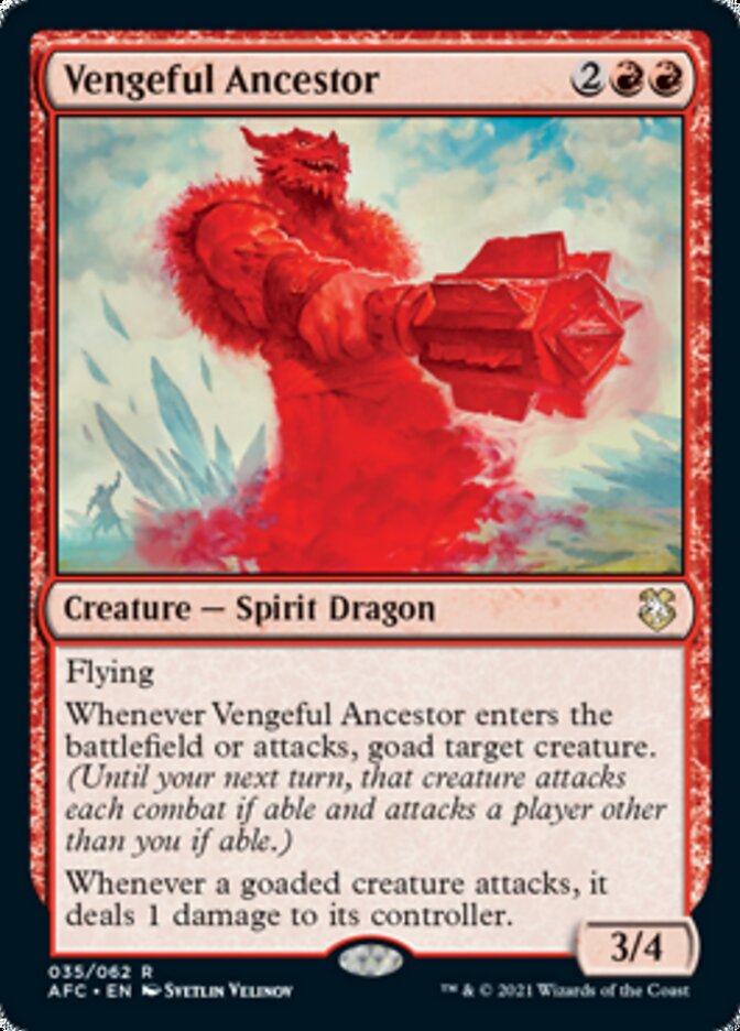 Vengeful Ancestor [Dungeons & Dragons: Adventures in the Forgotten Realms Commander] | Odin's Place