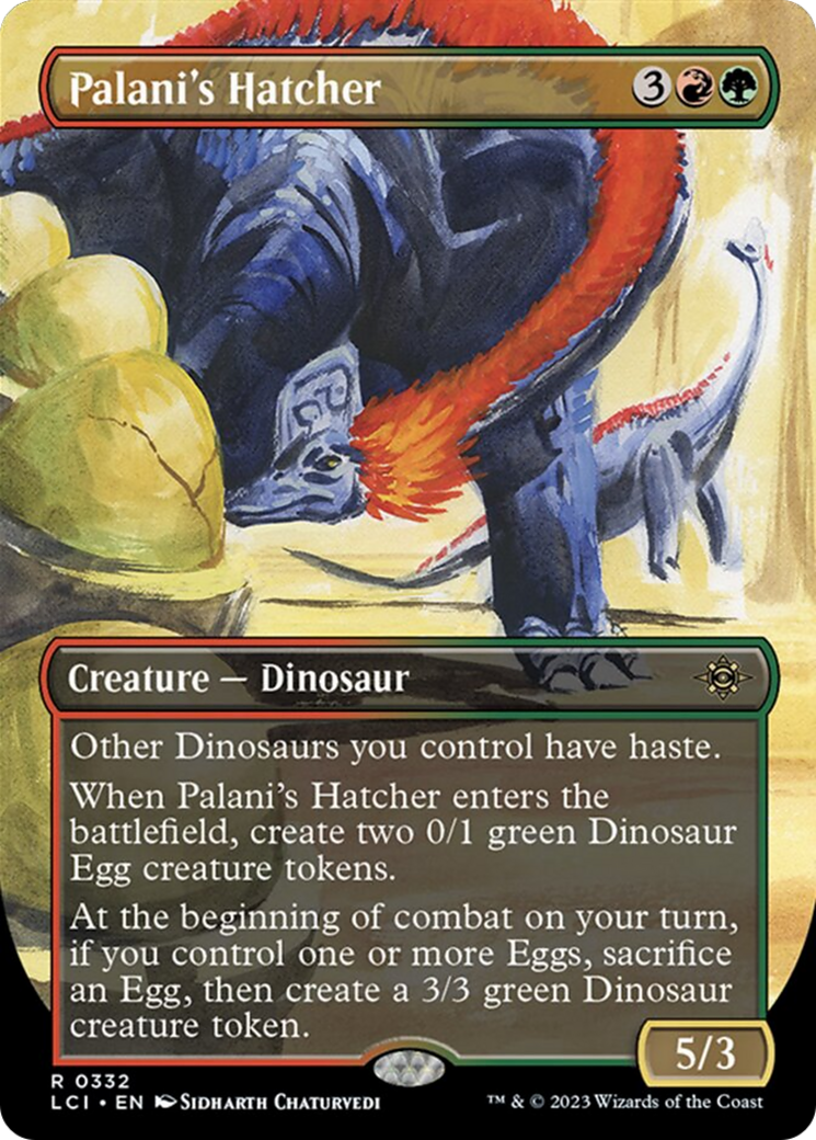 Palani's Hatcher (Borderless) [The Lost Caverns of Ixalan] | Odin's Place