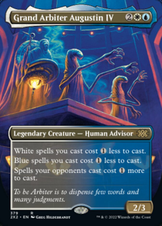 Grand Arbiter Augustin IV (Borderless Alternate Art) [Double Masters 2022] | Odin's Place