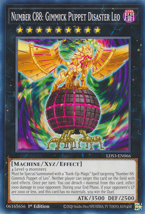 Number C88: Gimmick Puppet Disaster Leo [LDS3-EN066] Common | Odin's Place