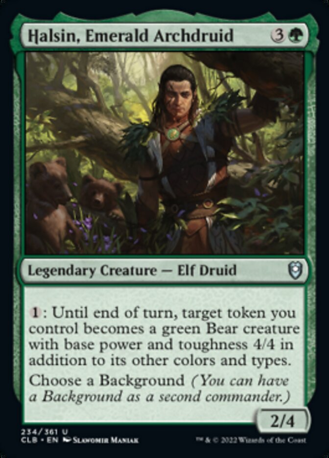 Halsin, Emerald Archdruid [Commander Legends: Battle for Baldur's Gate] | Odin's Place