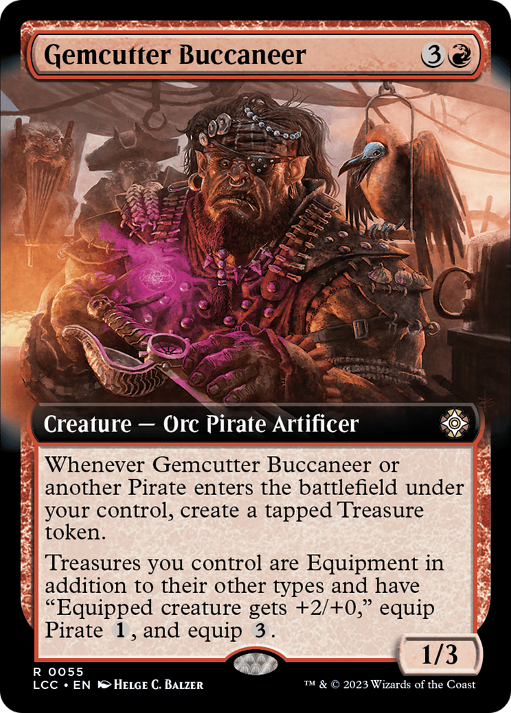 Gemcutter Buccaneer (Extended Art) [The Lost Caverns of Ixalan Commander] | Odin's Place