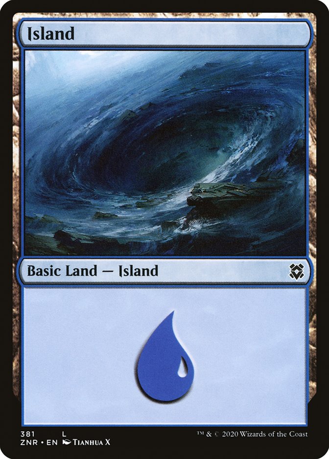 Island (381) [Zendikar Rising] | Odin's Place