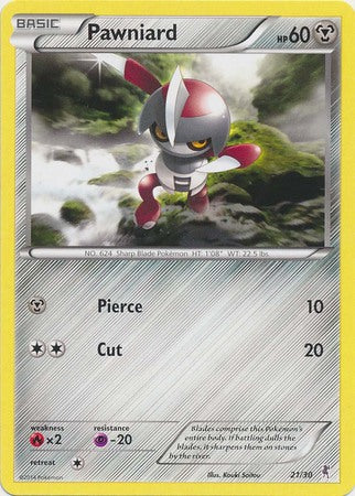 Pawniard (21/30) [XY: Trainer Kit 1 - Bisharp] | Odin's Place