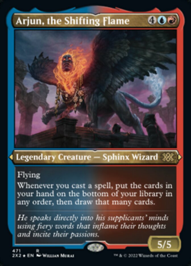 Arjun, the Shifting Flame (Foil Etched) [Double Masters 2022] | Odin's Place