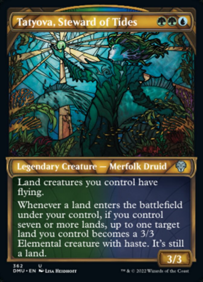 Tatyova, Steward of Tides (Showcase Textured) [Dominaria United] | Odin's Place