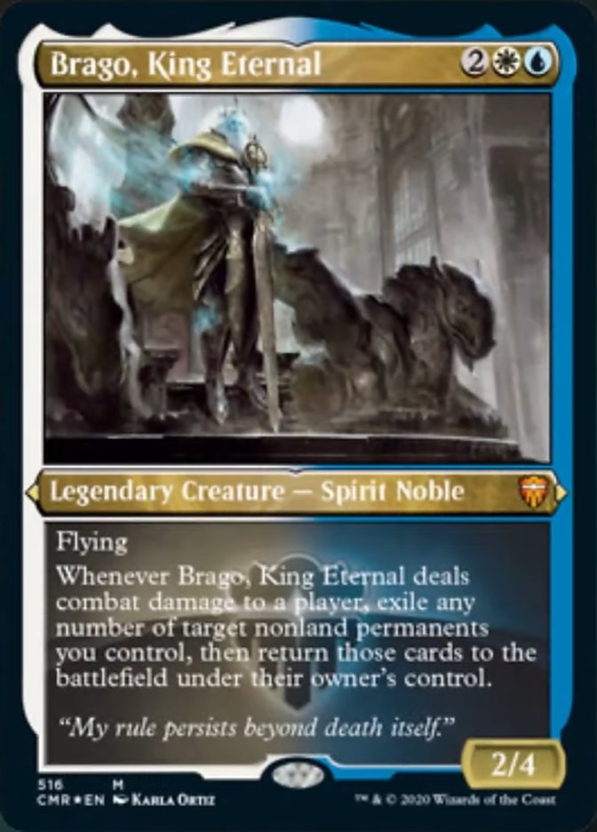 Brago, King Eternal (Etched) [Commander Legends] | Odin's Place