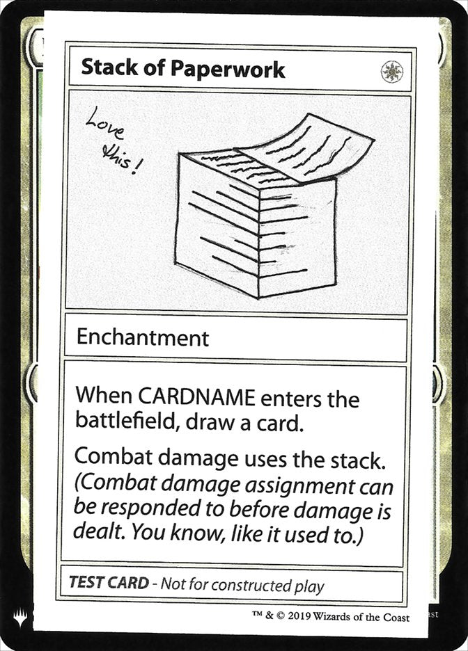 Stack of Paperwork [Mystery Booster Playtest Cards] | Odin's Place