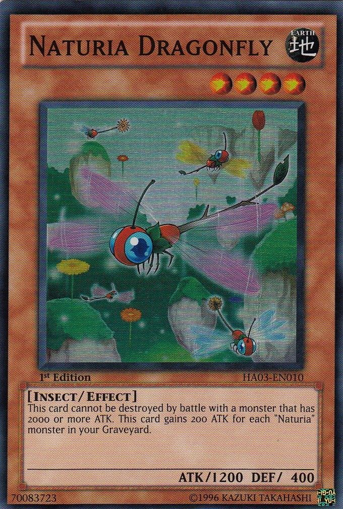 Naturia Dragonfly [HA03-EN010] Super Rare | Odin's Place