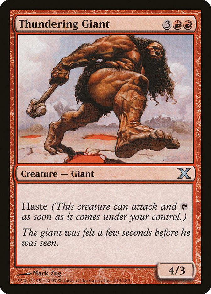 Thundering Giant (243) [Tenth Edition] | Odin's Place