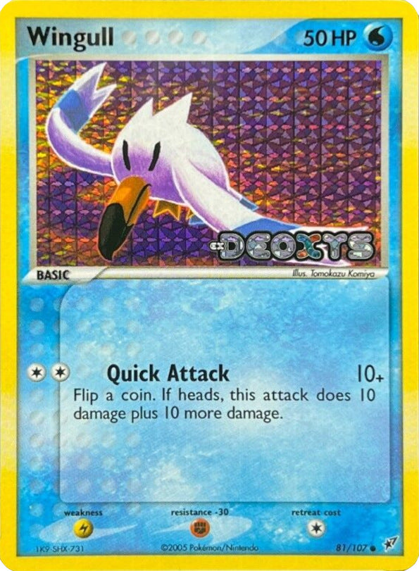 Wingull (81/107) (Stamped) [EX: Deoxys] | Odin's Place