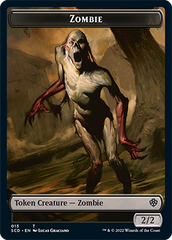 Ogre // Zombie Double-Sided Token [Starter Commander Decks] | Odin's Place
