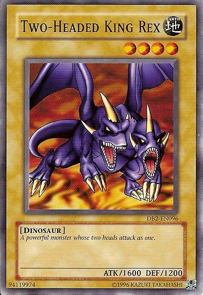 Two-Headed King Rex [DB2-EN096] Common | Odin's Place