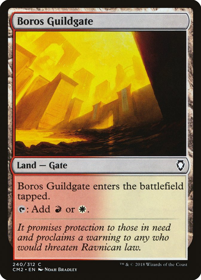 Boros Guildgate (240) [Commander Anthology Volume II] | Odin's Place