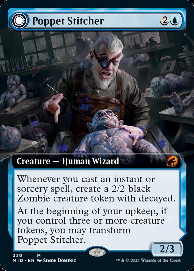Poppet Stitcher // Poppet Factory (Extended Art) [Innistrad: Midnight Hunt] | Odin's Place