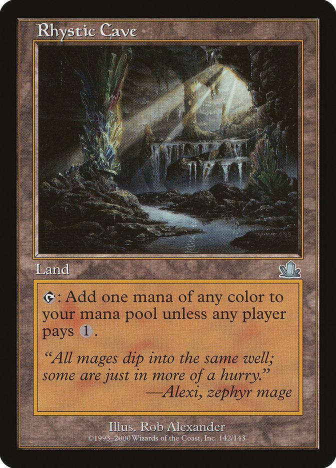 Rhystic Cave (142) [Prophecy] | Odin's Place