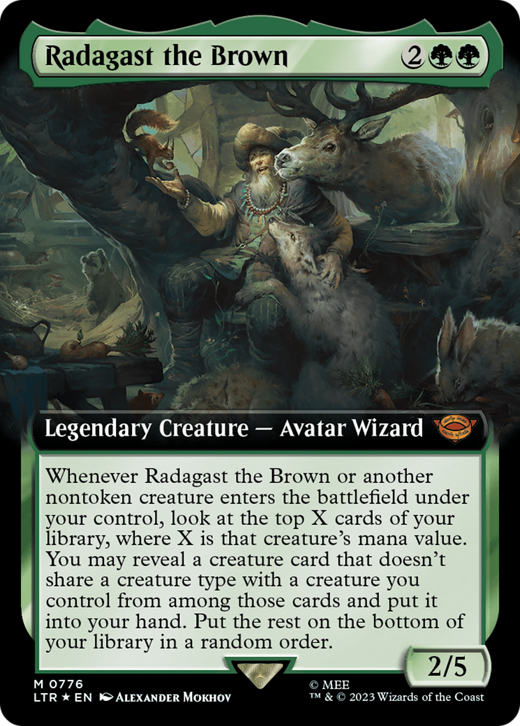 Radagast the Brown (Extended Art) (Surge Foil) [The Lord of the Rings: Tales of Middle-Earth] | Odin's Place