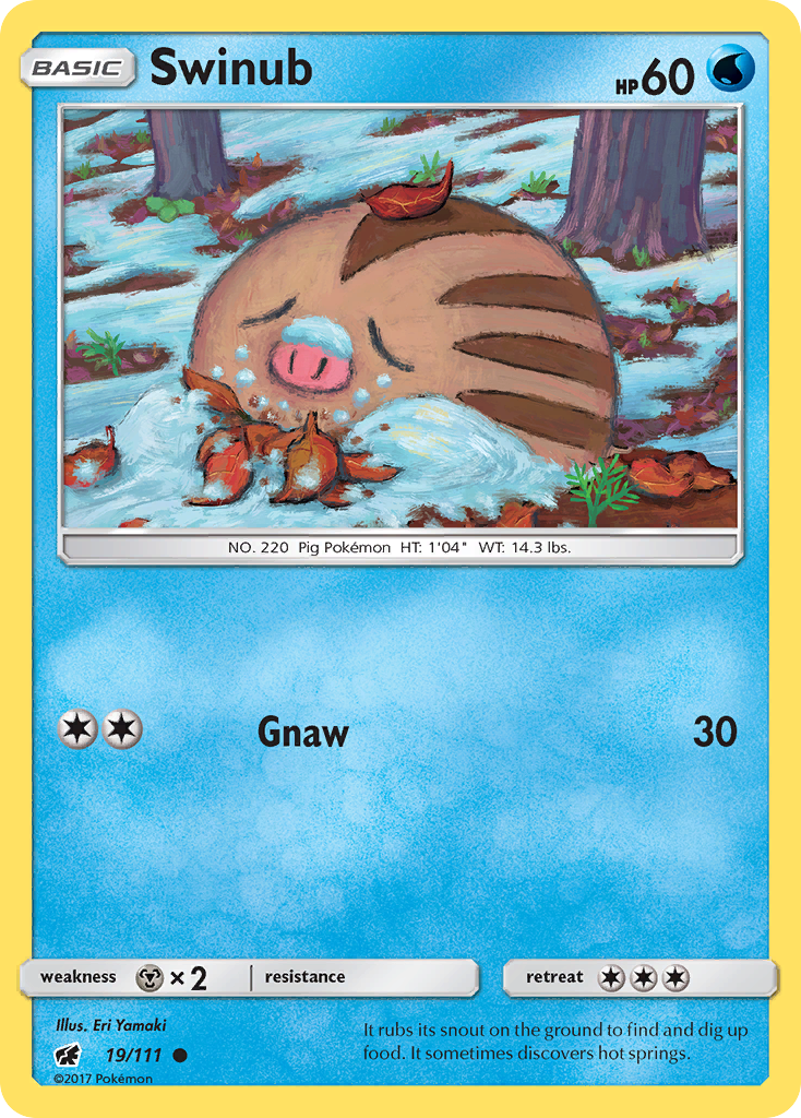 Swinub (19/111) [Sun & Moon: Crimson Invasion] | Odin's Place
