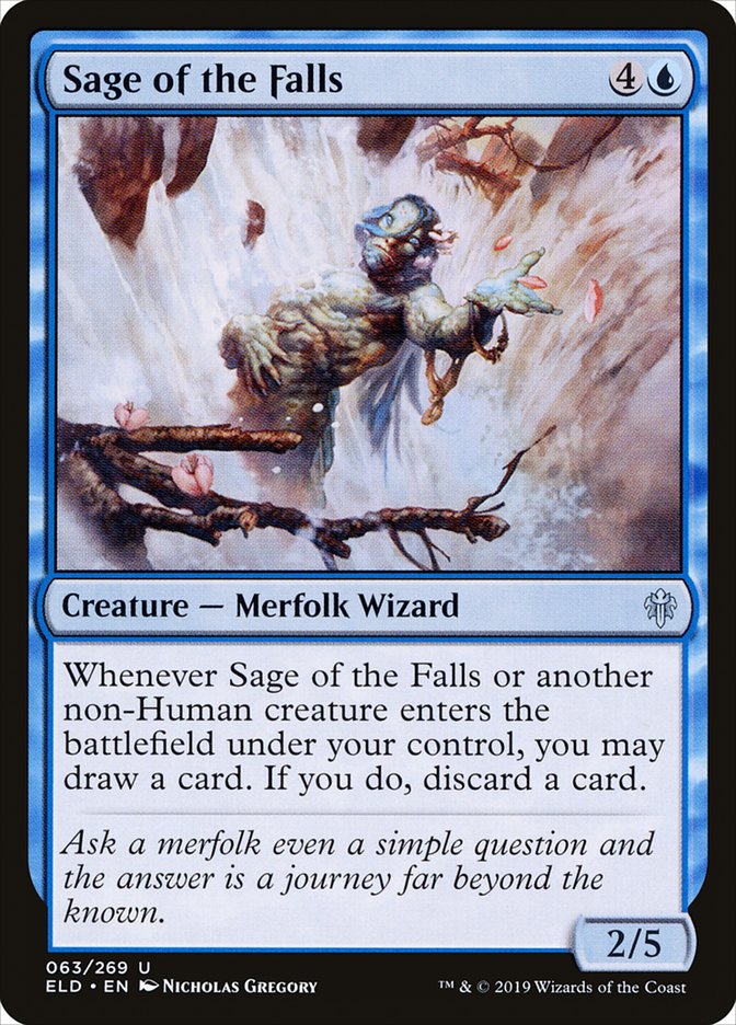 Sage of the Falls [Throne of Eldraine] | Odin's Place
