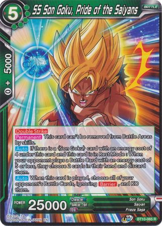 SS Son Goku, Pride of the Saiyans (BT10-065) [Rise of the Unison Warrior 2nd Edition] | Odin's Place