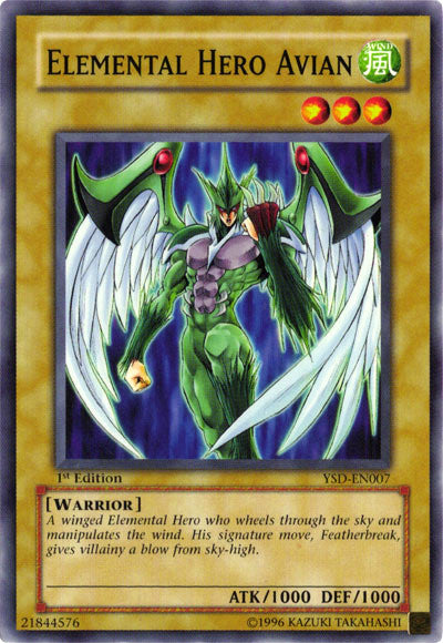 Elemental Hero Avian [YSD-EN007] Common | Odin's Place