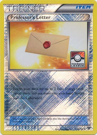 Professor's Letter (123/146) (League Promo) [XY: Base Set] | Odin's Place
