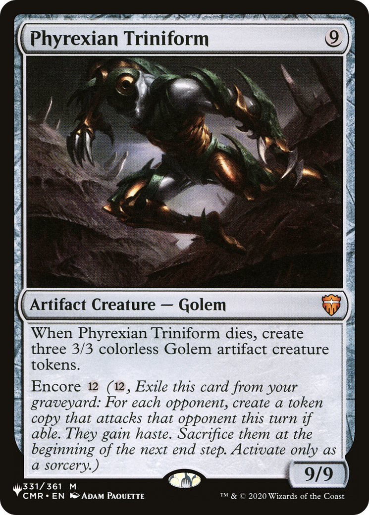 Phyrexian Triniform [The List] | Odin's Place