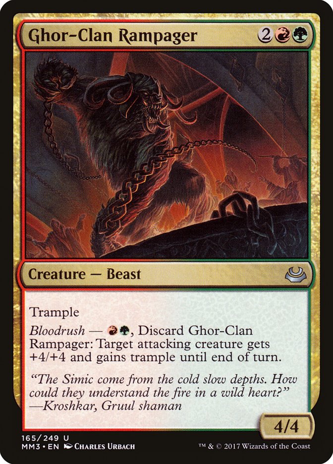 Ghor-Clan Rampager (165) [Modern Masters 2017] | Odin's Place