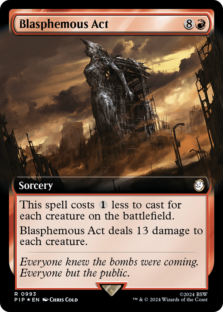 Blasphemous Act (Extended Art) (Surge Foil) [Fallout] | Odin's Place