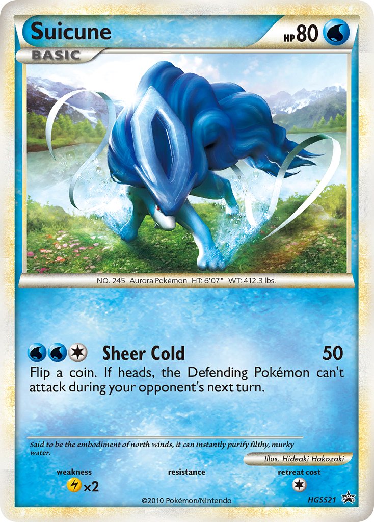 Suicune (HGSS21) [HeartGold & SoulSilver: Black Star Promos] | Odin's Place