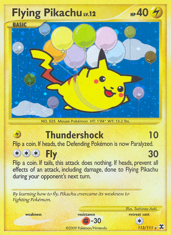 Flying Pikachu (113/111) [Platinum: Rising Rivals] | Odin's Place