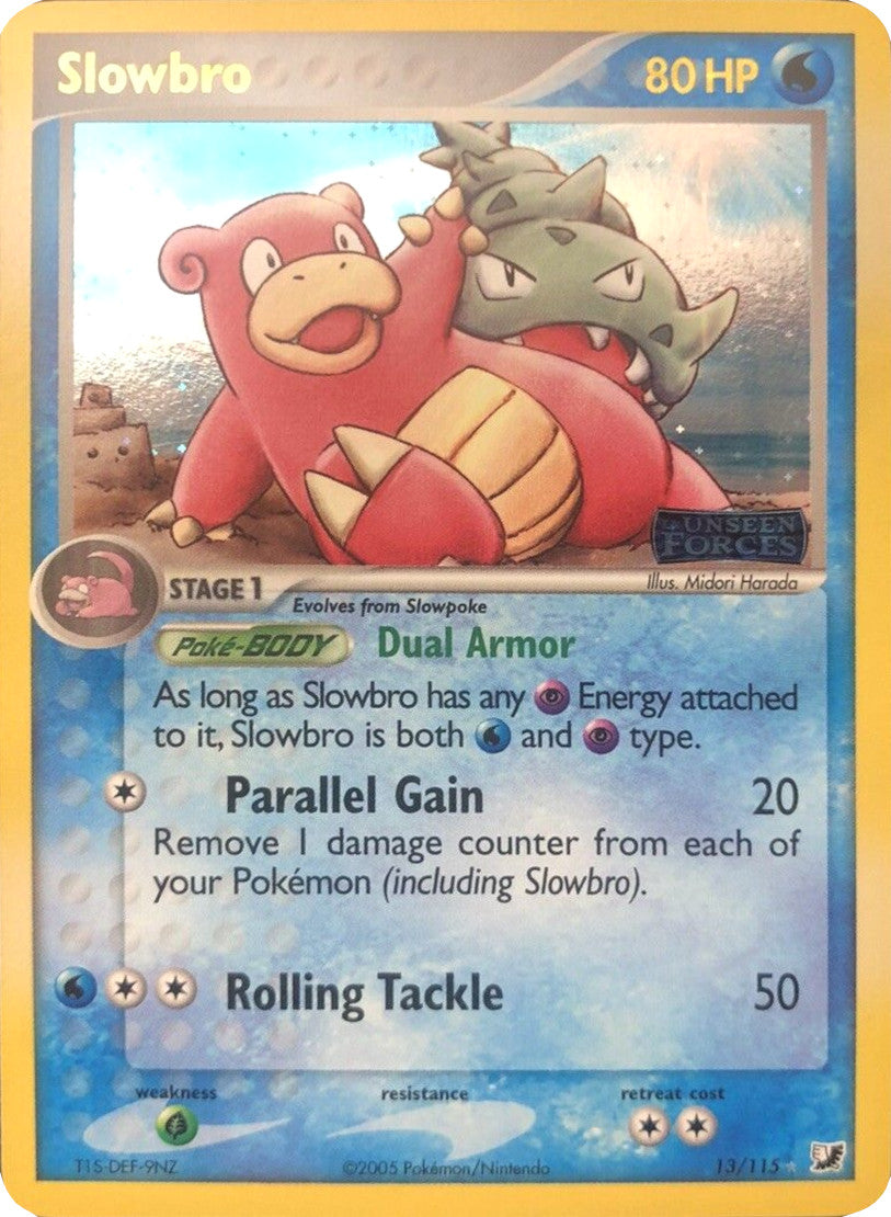 Slowbro (13/115) (Stamped) [EX: Unseen Forces] | Odin's Place