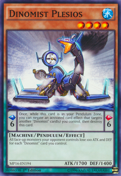 Dinomist Plesios [MP16-EN194] Common | Odin's Place