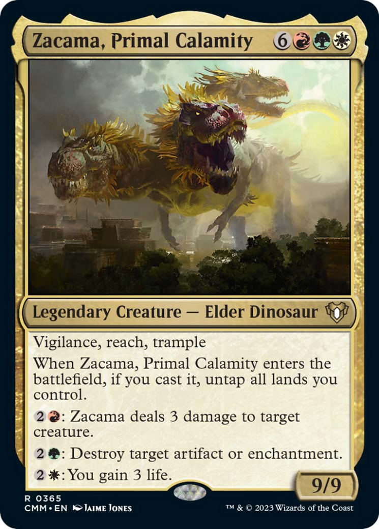 Zacama, Primal Calamity [Commander Masters] | Odin's Place