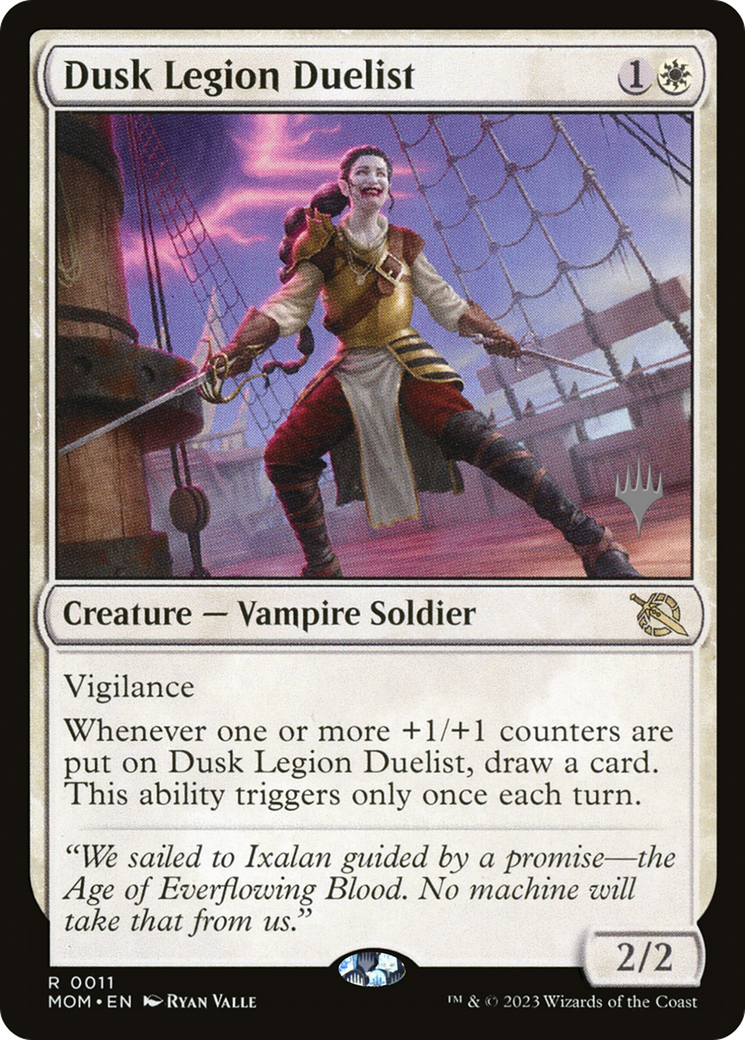 Dusk Legion Duelist (Promo Pack) [March of the Machine Promos] | Odin's Place