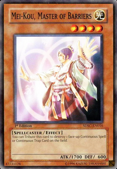 Mei-Kou, Master of Barriers [SDSC-EN016] Common | Odin's Place