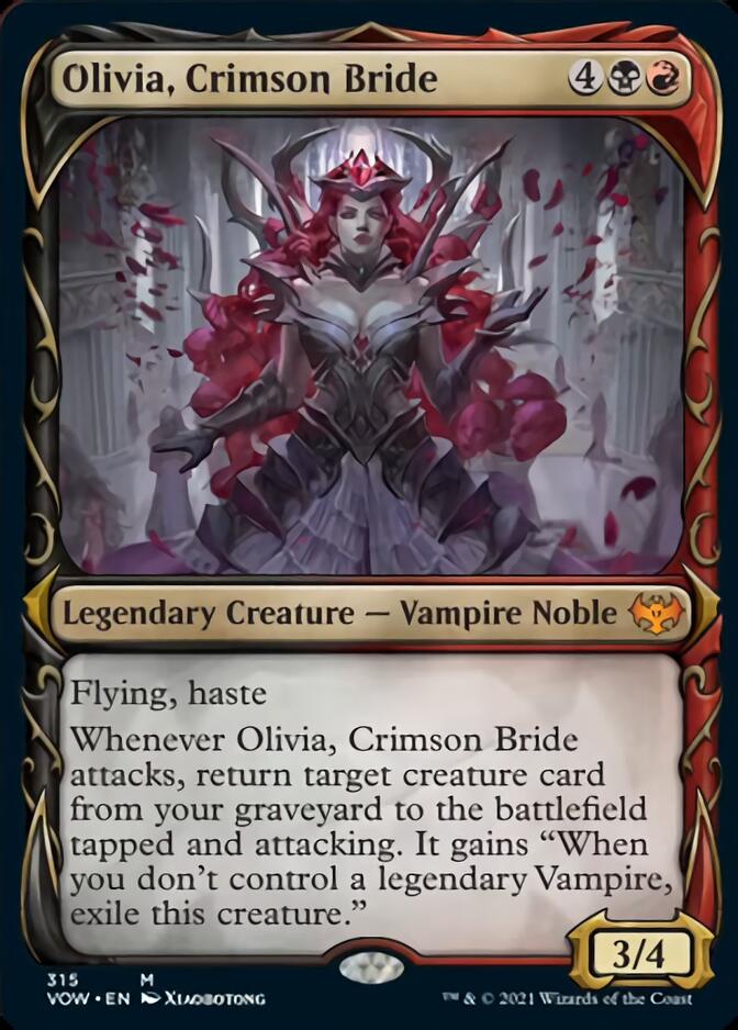 Olivia, Crimson Bride (Showcase Fang Frame) [Innistrad: Crimson Vow] | Odin's Place