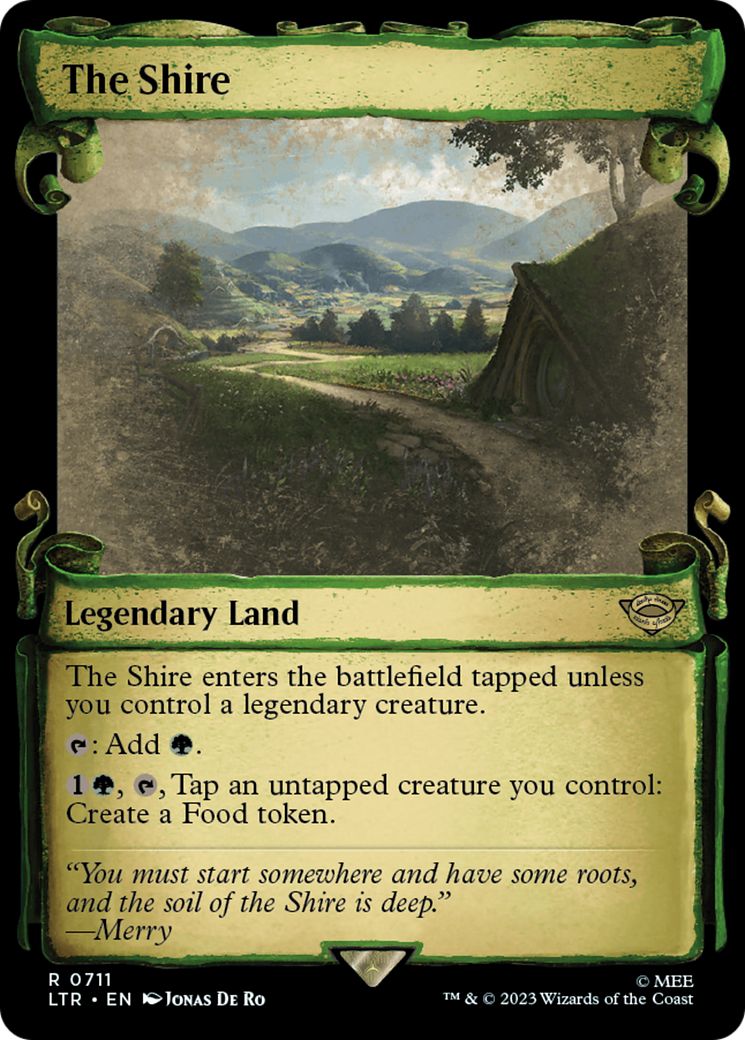 The Shire [The Lord of the Rings: Tales of Middle-Earth Showcase Scrolls] | Odin's Place